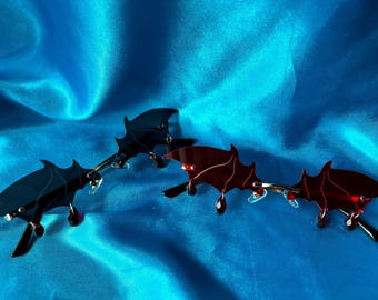 Bat Blood Shades | Wings Shades | Bat Shades | Designer Sunglasses | Fang Collection | SomethingExtraLLC