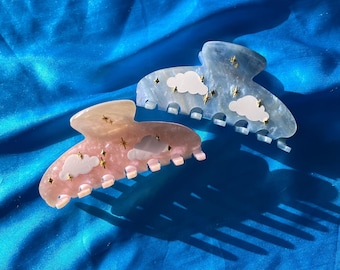 Dreamer Hair Claw | Cloud Hair Claws | Star Hair Accessories | Star Hair Clips | Hair Claw | SomethingExtraLLC