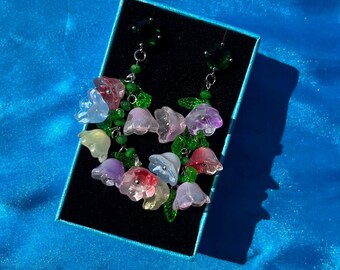 Vineyard Blooms Jewelry Set | Flower Bracelet | Flower Earrings | Floral Bracelet | SomethingExtraLLC
