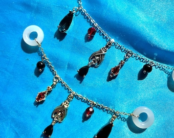 Vampire Mini Eyeglass Chains | Bat Glasses Chains | Spooky Gothic Eyeglass Chains | Gothic Jewelry | SomethingExtraLLC