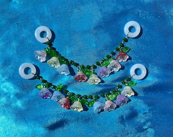 Vineyard Blooms “Wrap-Around” Mini Eyeglass Chains | Floral Glasses Chains | Flower Glasses Chains | Floral Jewelry | SomethingExtraLLC