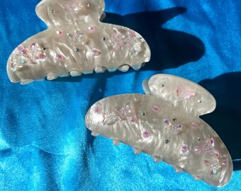 Pinza para el cabello Aurora / Pinzas para el cabello Mariposa / Accesorios para el cabello Mariposa / Pinza para el cabello Princesa / Pinza para el cabello Hada / Pinza para el cabello / SomethingExtraLLC