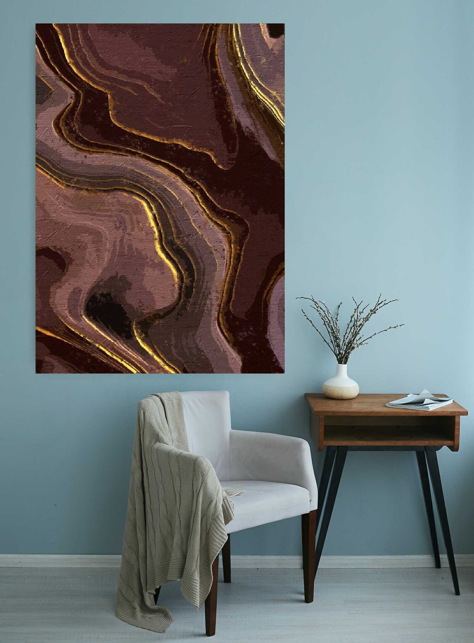 Extra Large Brown Abstract Art Modern Brown Wall Art on Etsy