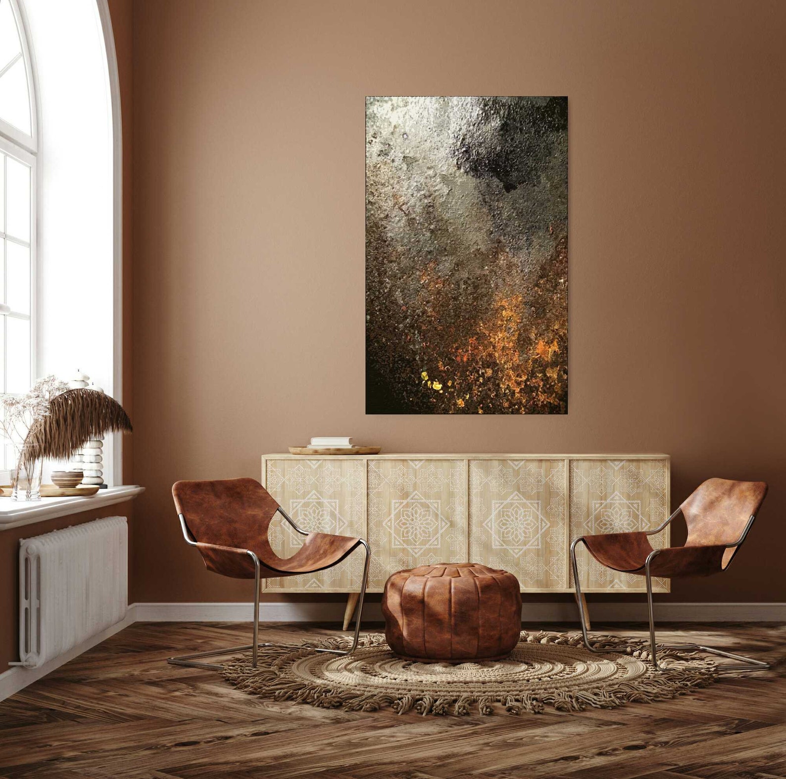 Original Metal Painting Extra Large Metal Abstract Art Etsy