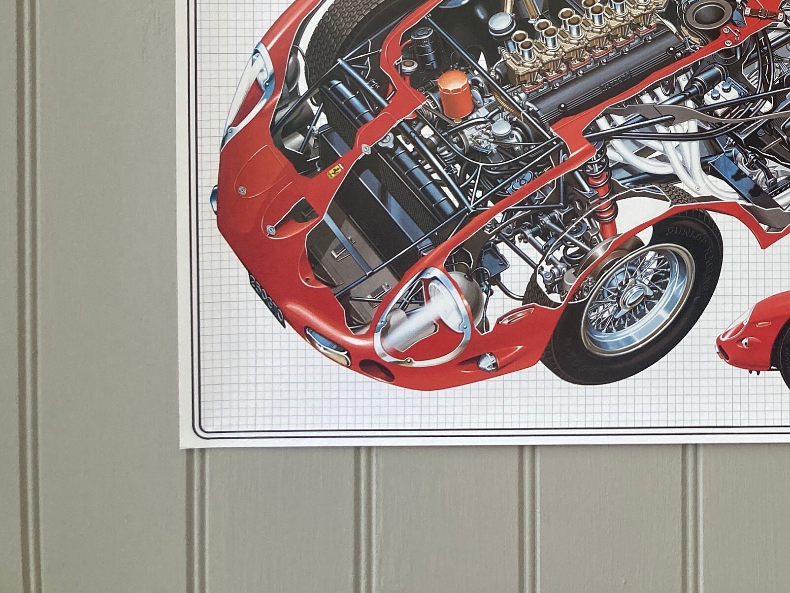 Plaque Métal Vintage  FERRARI 250 SWB  | Le Driver