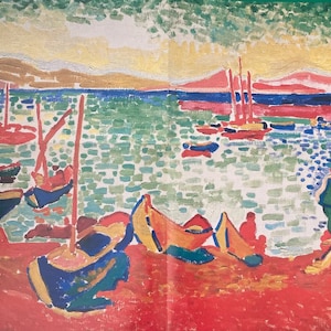 Vintage/Original/Art Exhibition/ Poster/ Fauve/ Derain/ Matisse/ Braque/Wall Art/Home Decor