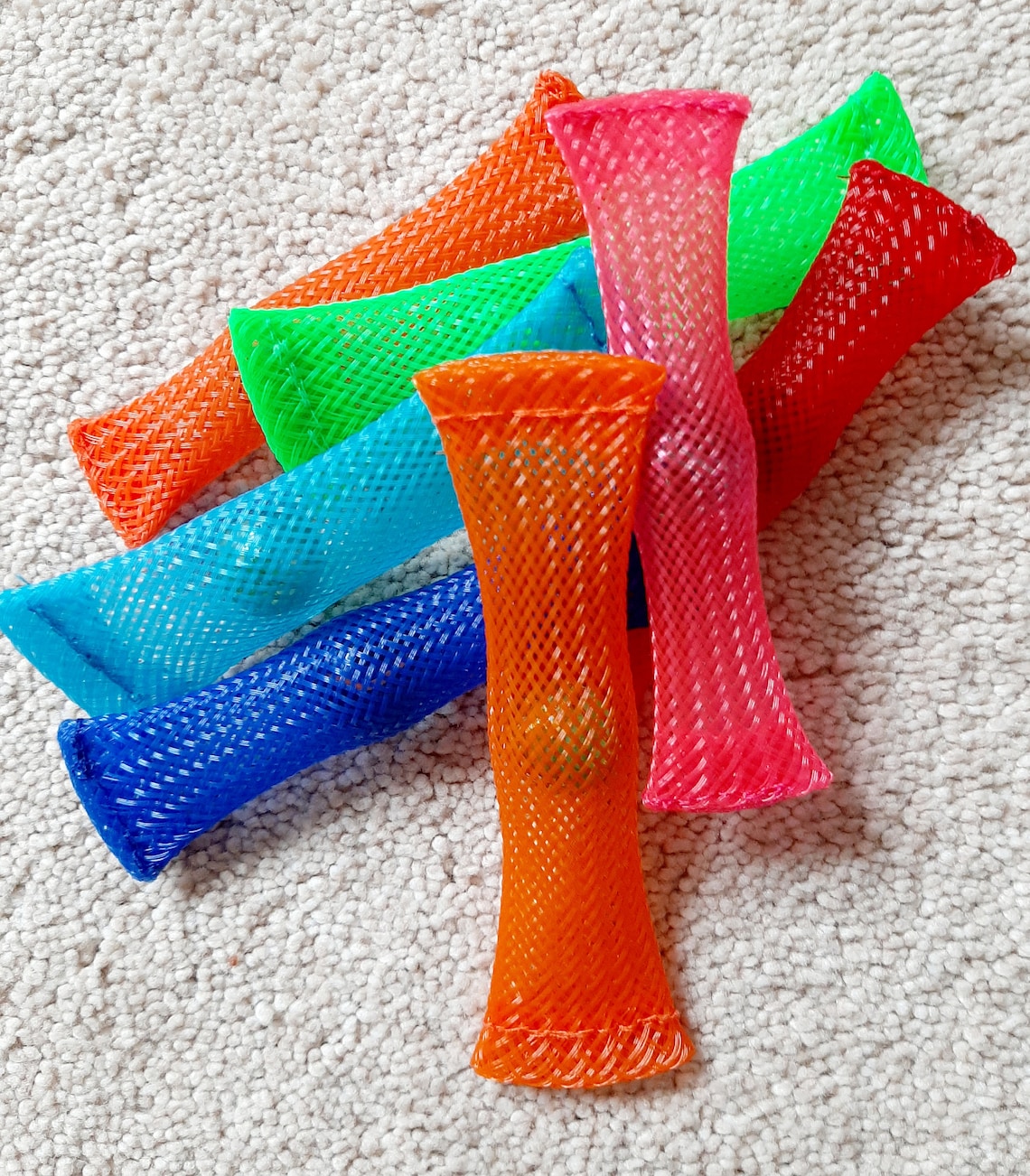 Marble Mesh Fidget Toy Sensory Etsy