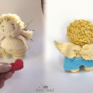 Angel PDF crochet pattern doll guardian angel, Amigurumi angel  English German, crocheted angel doll, eastergift, crocheted toy, cute angel