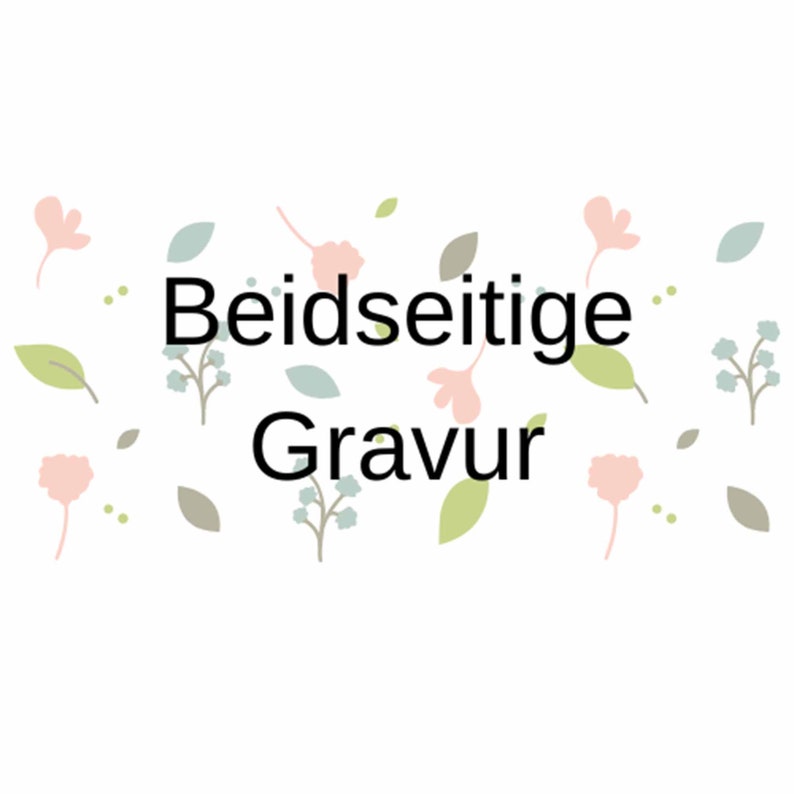 Beidseitige Gravur Bild 1