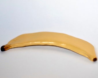 8" Yellow Banana Incense Holder