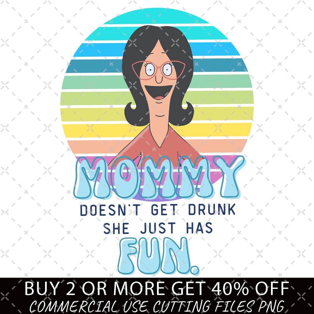 Bobs Burgers Linda Belcher Fun Mom Png, Cool Retro Mom Graphic Svg ...