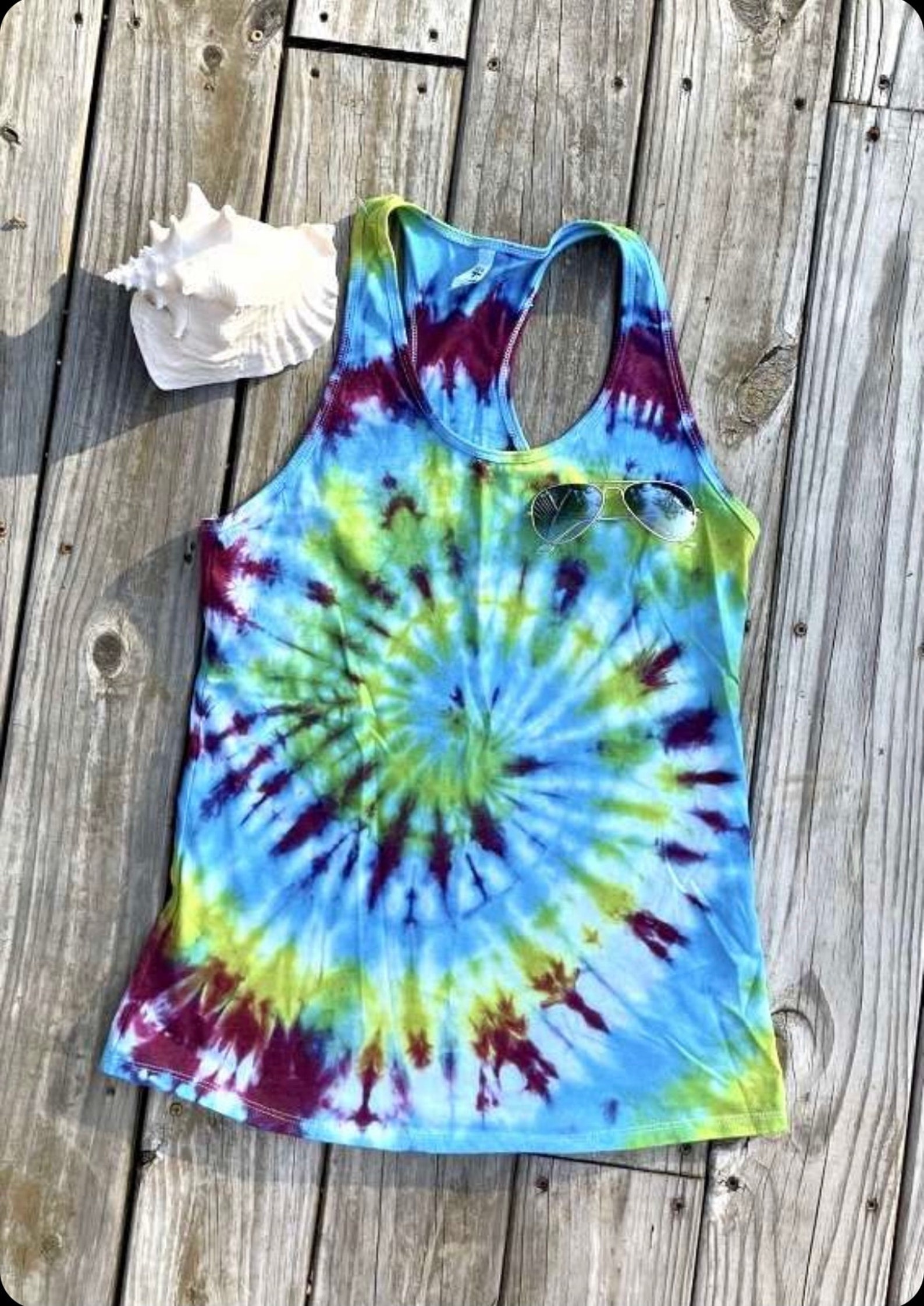 Tie Dye Tank Top Etsy