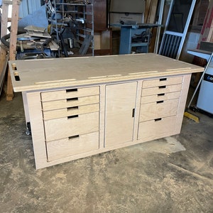 Mobile Assembly Table/Workbench Plans