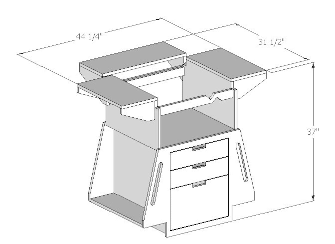 Dewalt Table Saw Station Plans Etsy Australia