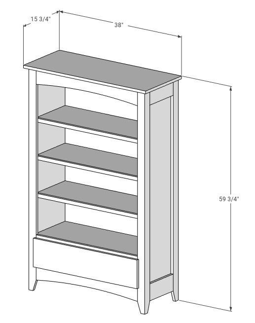 Bookshelf Plans - Digital Download - Etsy