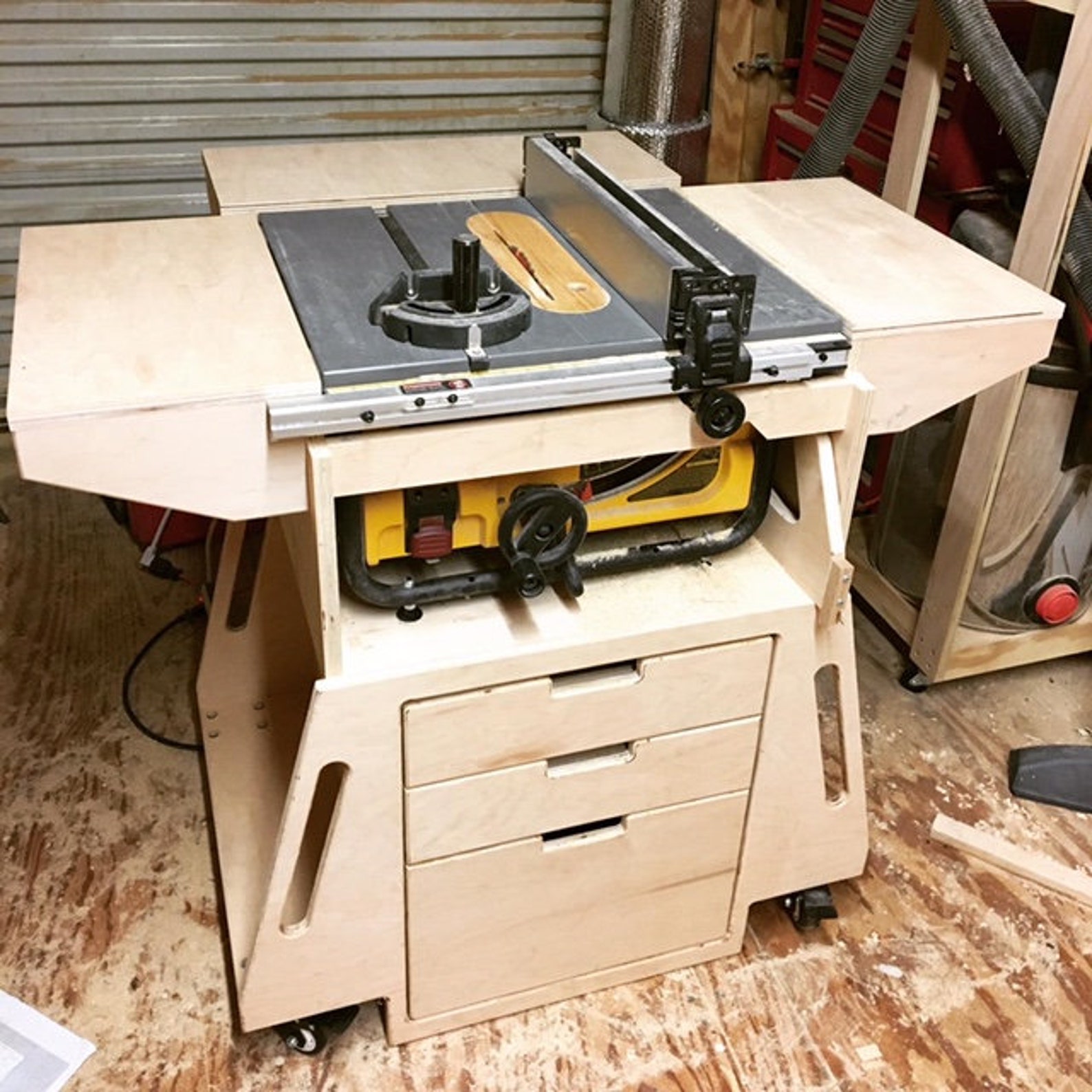 Dewalt Table Saw Station Plans Etsy