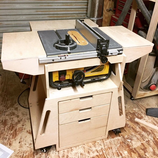 Dewalt Table Saw Station Plans 