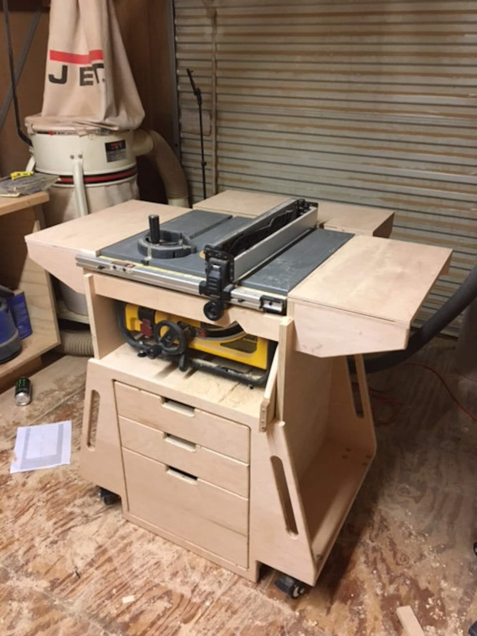 Dewalt Table Saw Station Plans Etsy