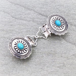 Western Concho Cardigan Clip