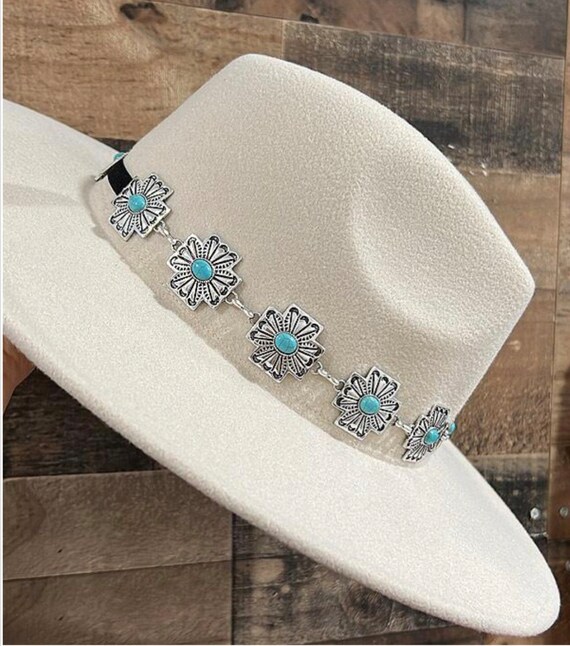 Concho hat shop band