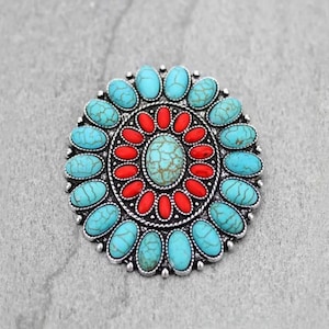 Western-Concho-Cluster-Brosche Pin