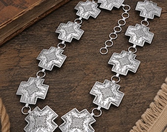 Cross Concho Belt