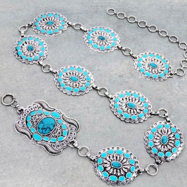 Plus Size Concho Belt Etsy