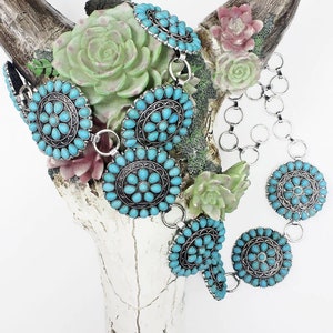 Turquoise Concho Belt
