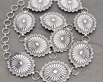 Silver Concho belt