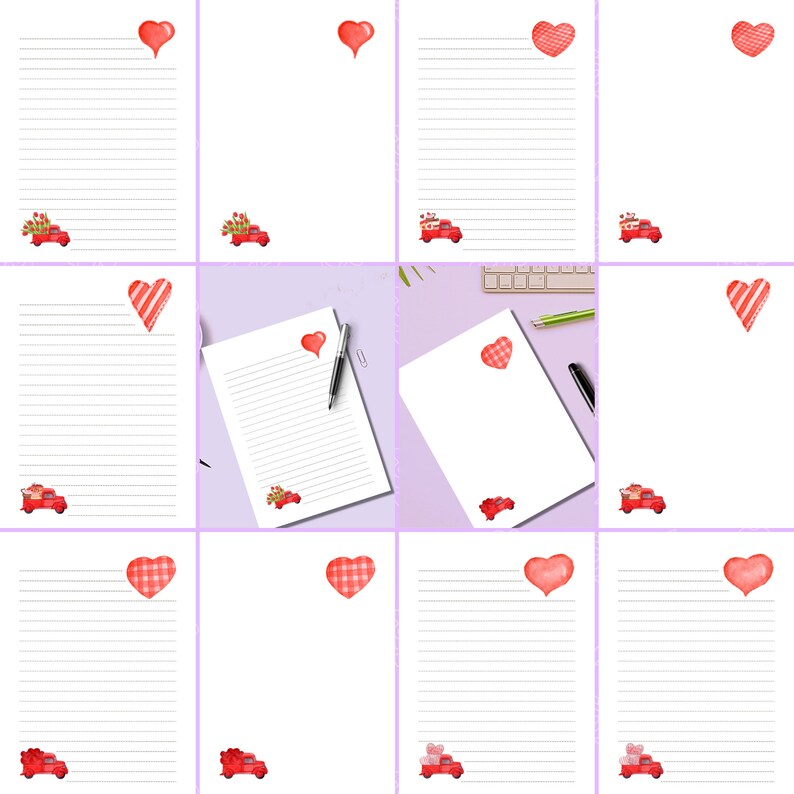 Valentine Printable Stationery Paper / Valentine Printable Stationery ...
