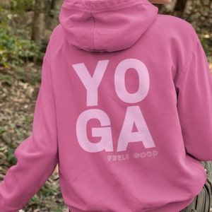 YOGA Feels Good Hoodie - Outlet Hoodie 50% reduced - size XXL and color pink