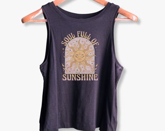 Top "Soul full of Sunshine" - Relaxed Tanktop