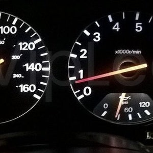 White Gauge Cluster LED Bulb kit For Nissan 300zx Z32 Turbo NA 1990-1996