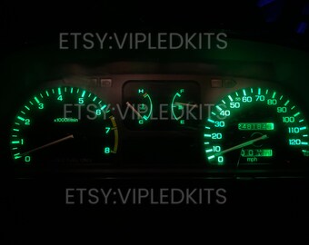 Green LED Dash Cluster Gauge Light Kit – Fits 1988-1991 Honda Civic 4th Gen – Dimmable 12V