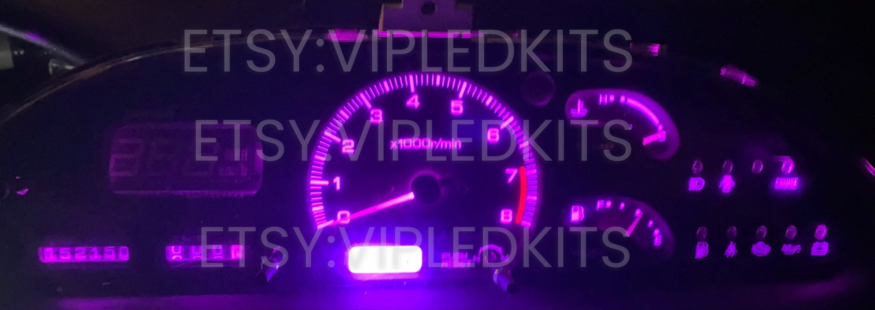 Digital HUD Cluster LED Bulb kit For Nissan 240sx S13 1989