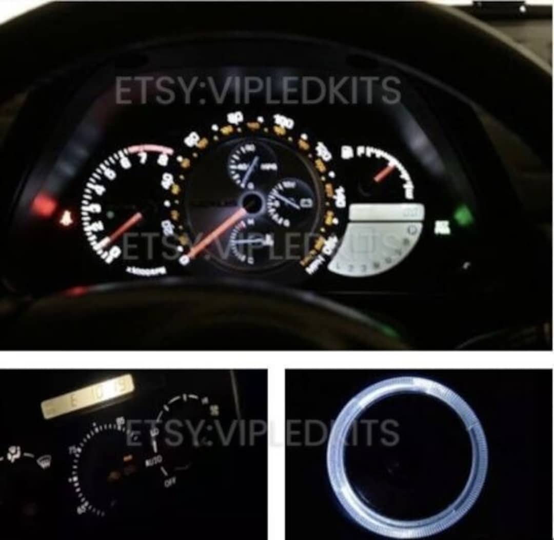 Cluster / Climate Control / Keyring LED Bulb Kit for Lexus IS300 2001
