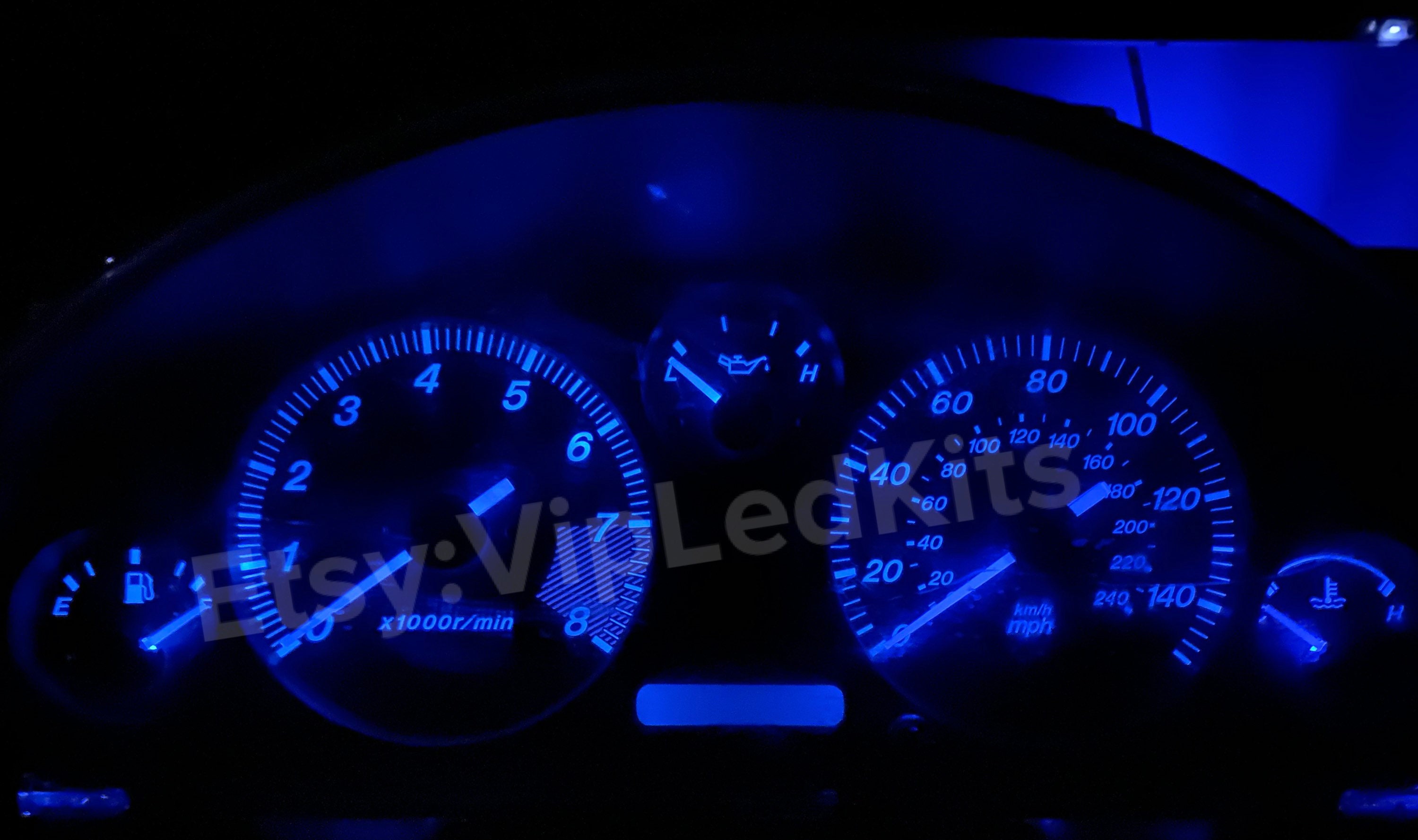 Blue Cluster LED Bulb Kit for MX5 Mazda Miata NB1 19992000 Etsy
