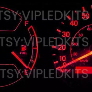 Cluster LED Bulb Kit for Toyota Corolla No RPM Model 1998 - 2002 (Multiple Color Options)