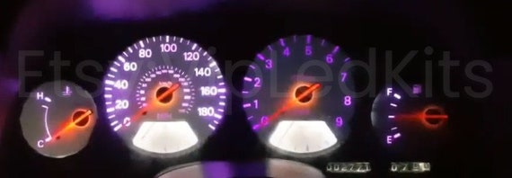 Blue Gauge Cluster LED Bulb Kit for Nissan 300zx Z32 Turbo NA 1990
