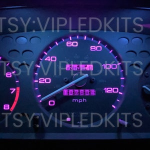 LED Cluster Bulb Kit for Honda Civic Ek Ex Hx Lx SI 1996-2000 (Multiple Color Options Available)
