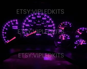 Pink Cluster LED Bulb Kit for GMC Yukon Sierra C/K 1500 C/K 2500 C/K 3500 99-02