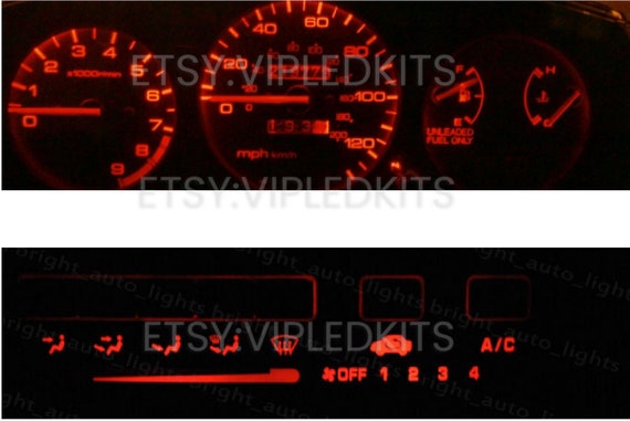 LED Lights For Honda Civic RED LED Conversion Kit For 1992-1995 - Foto 3