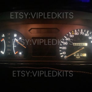 LED Cluster Bulb KIT for Honda Civic EF No Tach Model 1988-1991 (Multiple Color Options Available)