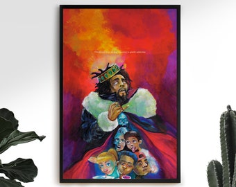 pics J Cole Kod Cover Art j cole kod album art etsy