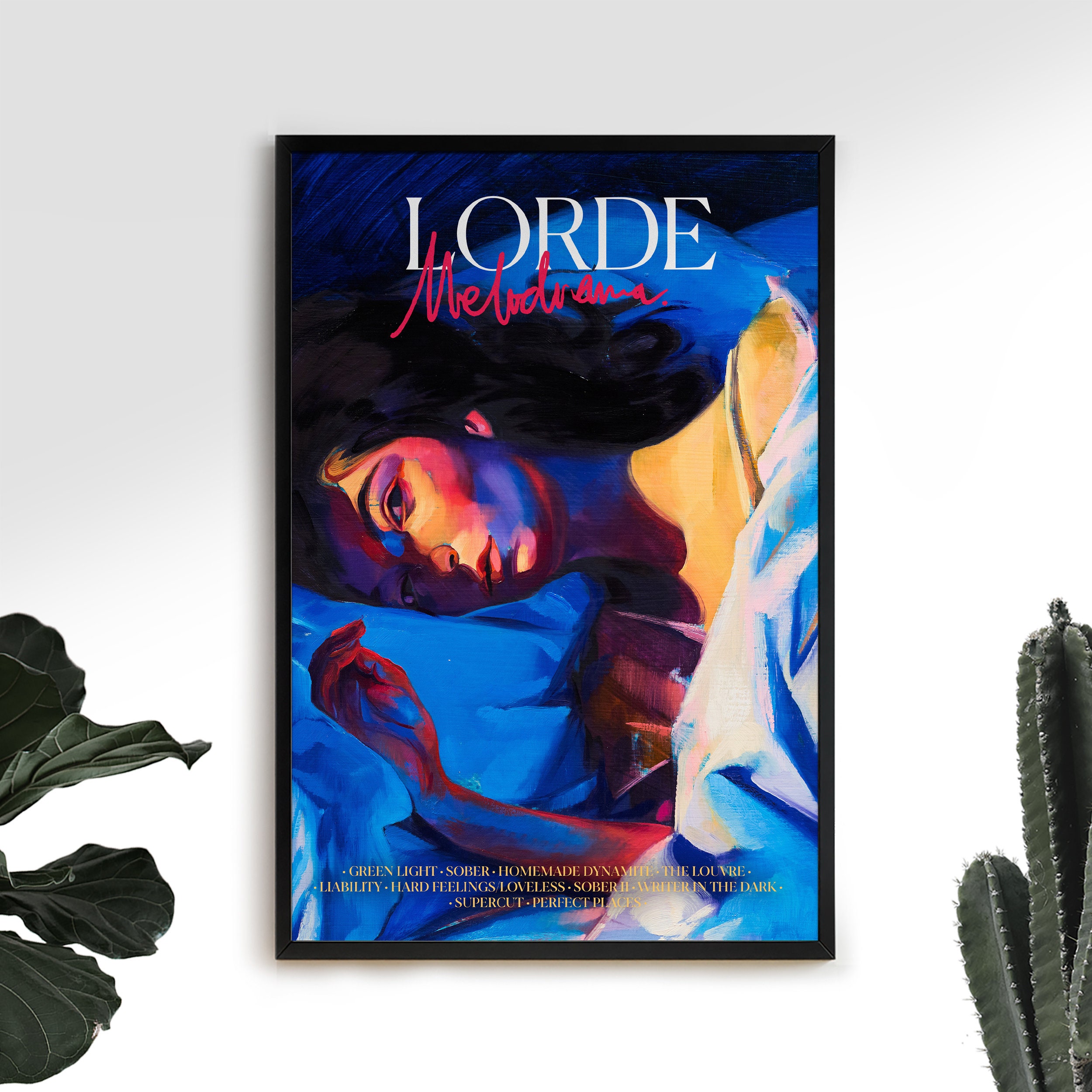Lorde Melodrama / Album Art Poster / Gift Idea / Home ...