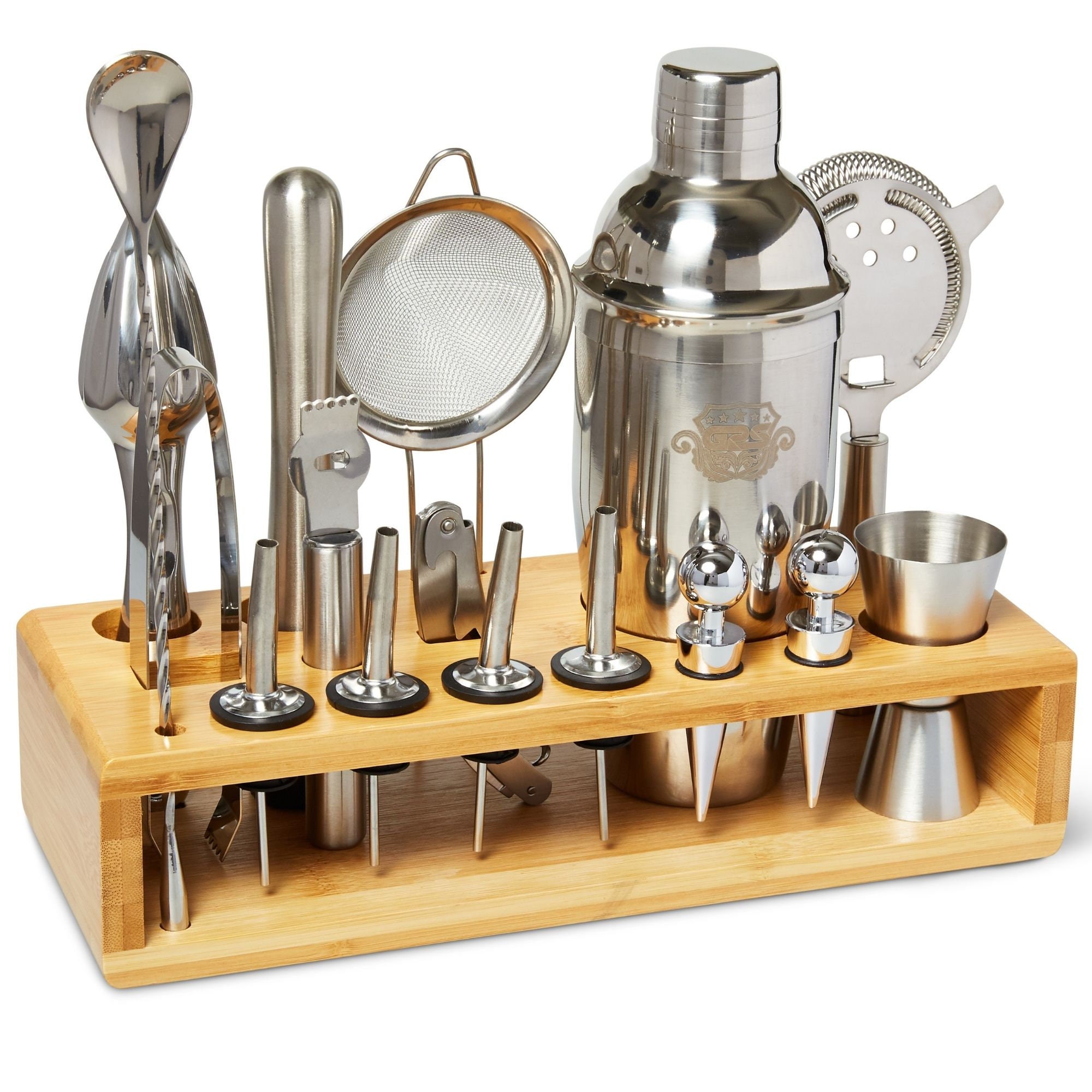 Bar Tool Set 17 Pcs Party Sized Bartender Kit for Impressive Etsy