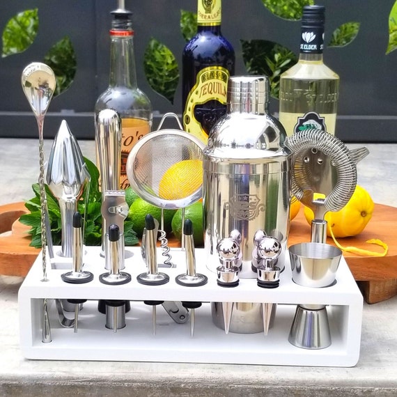 Kit barman Mixology Ensemble d'outils de bar de 11 pièces avec