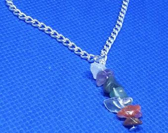Chakra crystal chip necklace, Chakra jewellery, Chakra necklace,  Chakra,  jewellery,  necklace