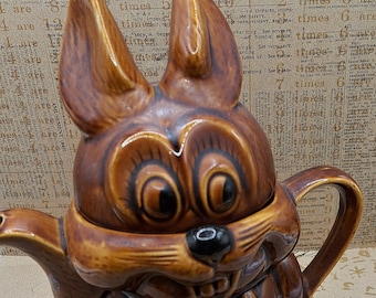 Price And Kensington Rabbit Novelty Teapot 1970s Kitsch