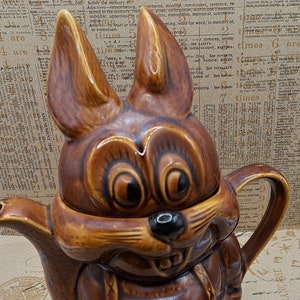 Price And Kensington Rabbit Novelty Teapot 1970s Kitsch